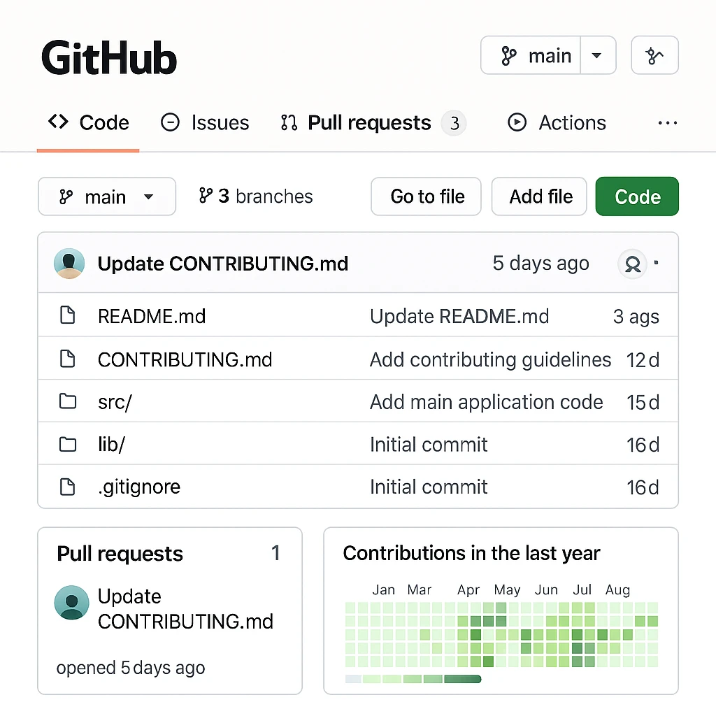 github graph