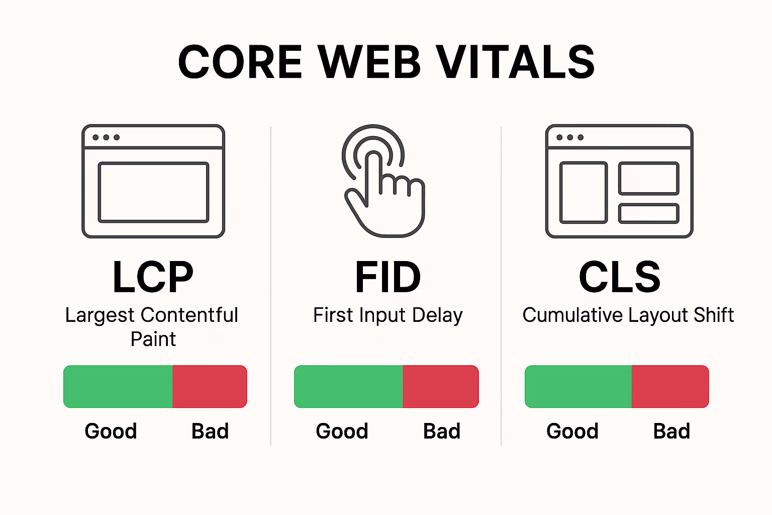 Core Web Vitals Infographic