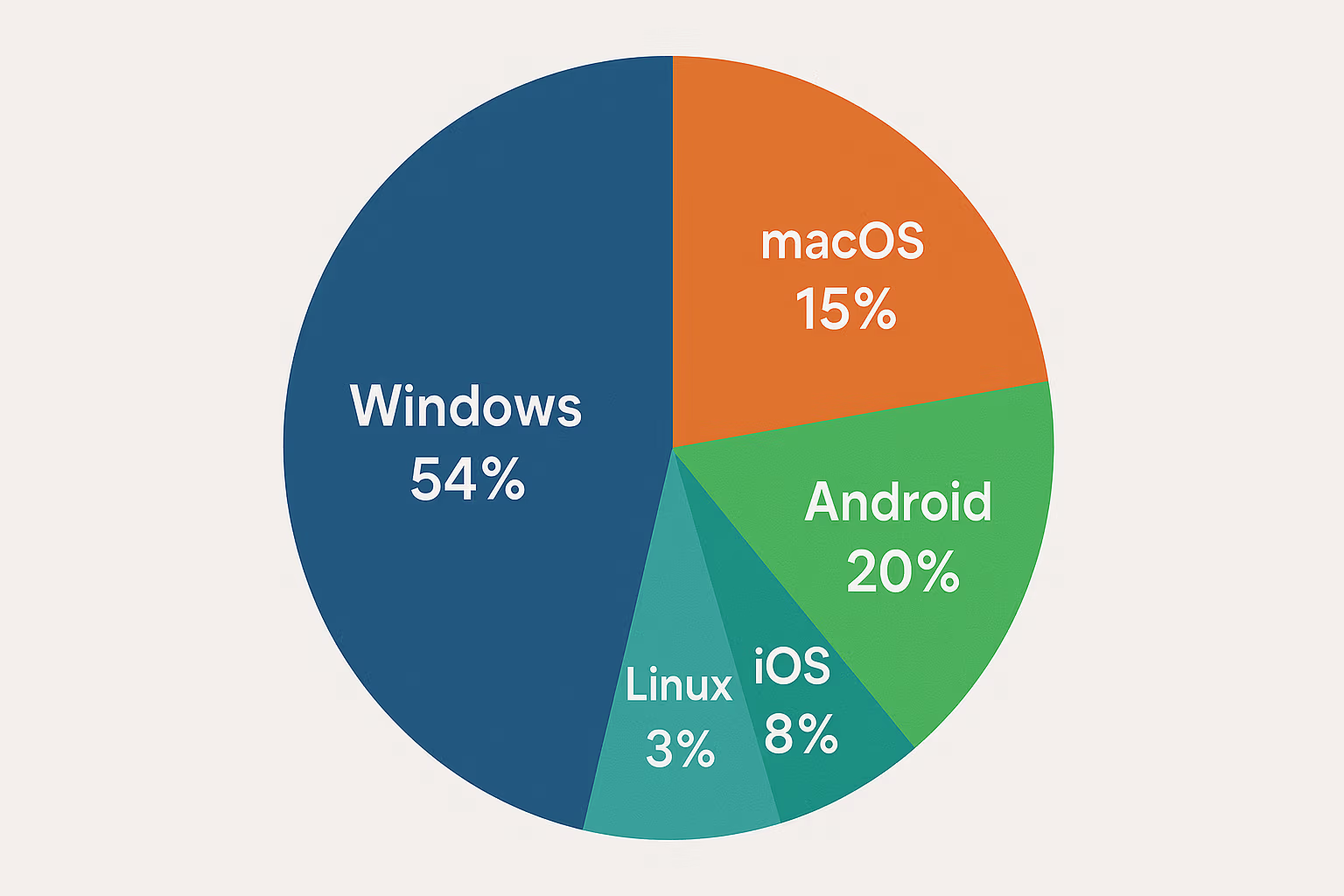 Operating Systems Market Share