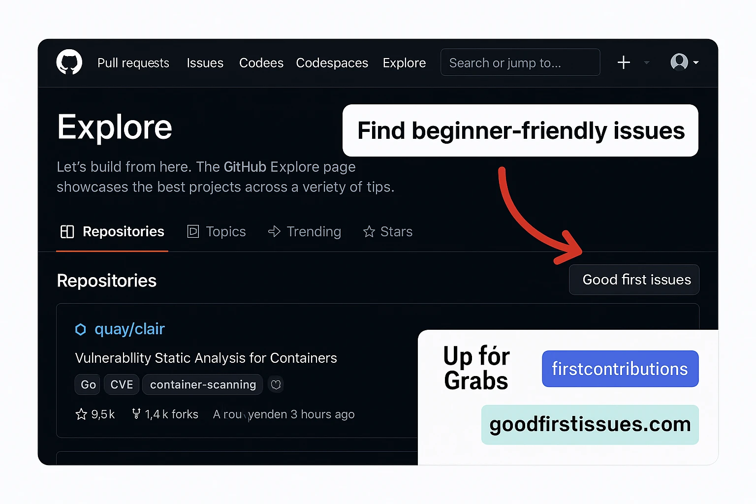 github explore