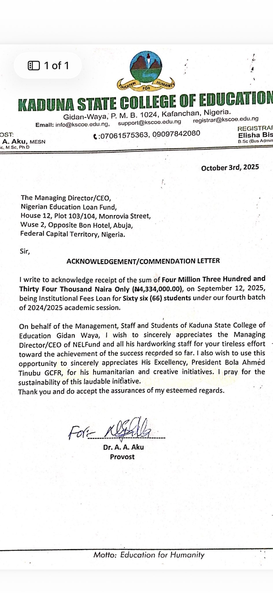 kaduna college of education